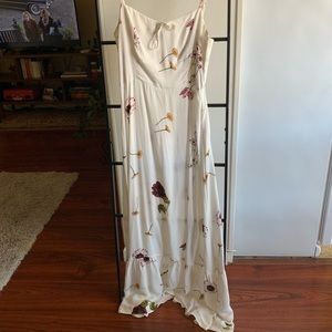 Reformation floor length floral dress